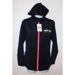 Ironman Tulsa Official Finishers Jacket Hoodie Full Zip Women's Large NWT Navy